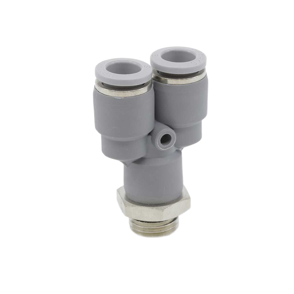 Тройник цанговый Y-образный с резьбой PRYO-1/8-8 Pemaks