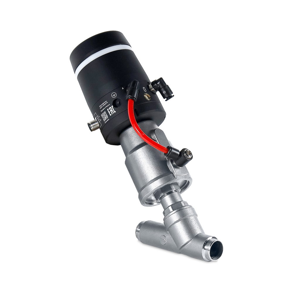 ASV-W-020-SS050-U-POS-V1A Клапан запорно-регулирующий с позиционером, Dn20, приварка