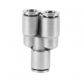 QM-UY-10-10 Фитинг тройник Y-образный, 10мм x 10мм x 10мм