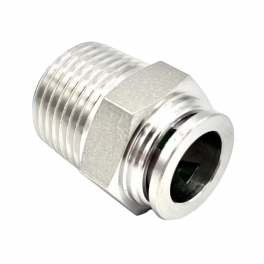 SPC10-01S1G Штуцер прямой нерж G1/8 10мм